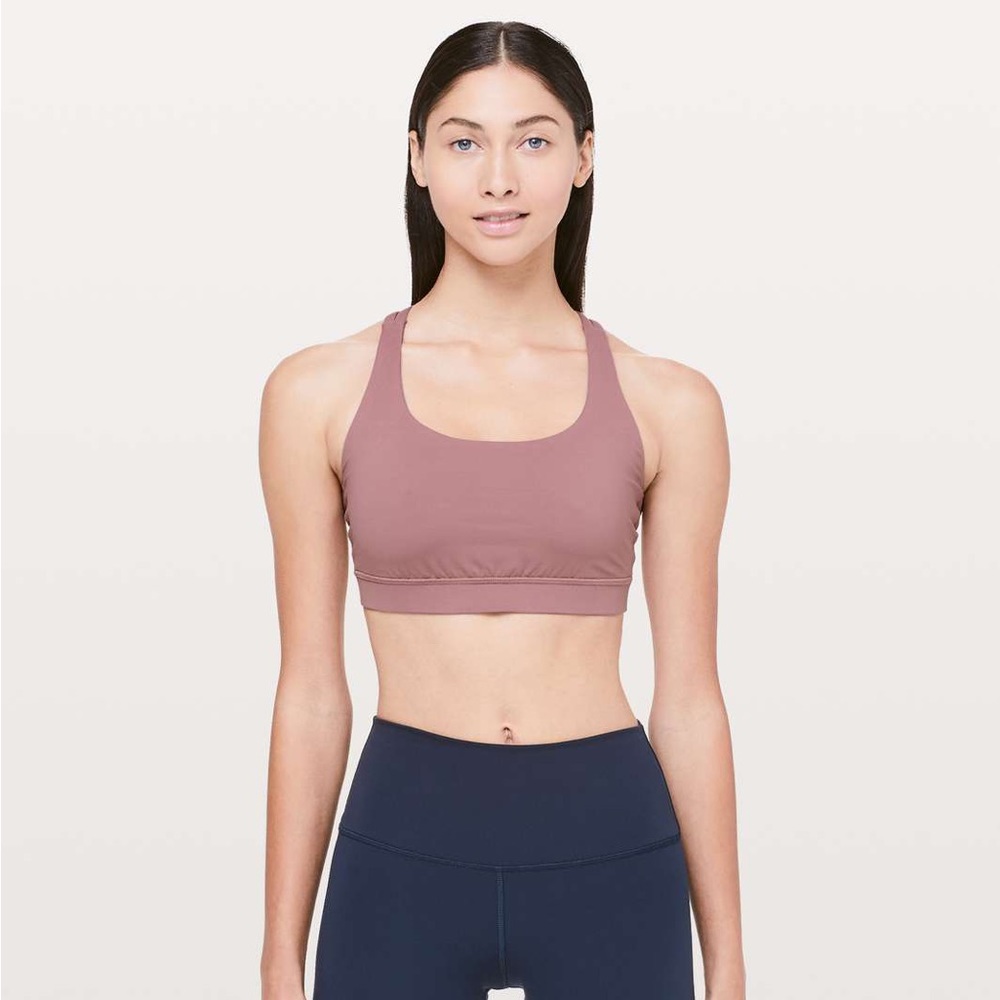 Lululemon Energy Bra. Spanish Rose. Size 6.